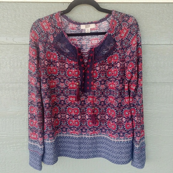 Bohemian Homestead Patriot Longsleeve Top - Picture 1 of 8